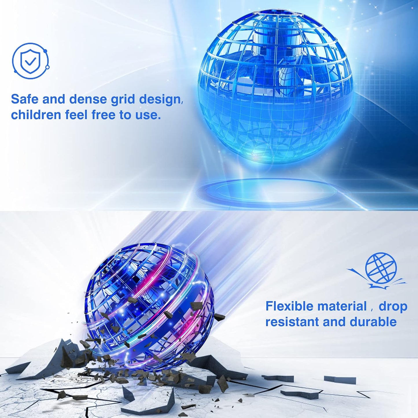 🔥Still playing with regular spinning tops? 🔥 UFO Luminous Levitating Balls 50% off!🔥
